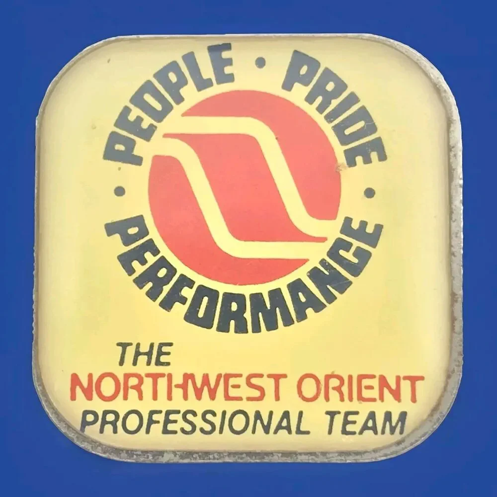 People Pride Performance Pin The Northwest Orient Professional Team Airlines
